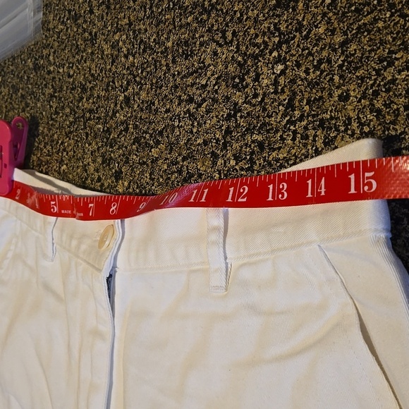 Lauren Ralph Lauren Khaki Chino Shorts Midrise Women size 6P - Picture 12 of 14